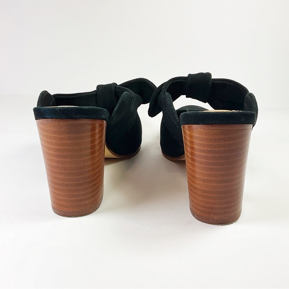 Soludos Lani Bow Suede Heeled Mules - Picture 6 of 10